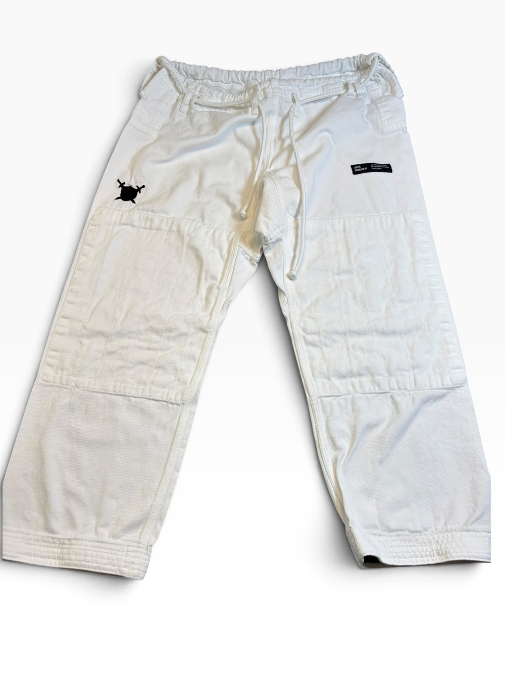 Atos Genesis Gi Pants White A3 Adult BJJ Jiu Jitsu Grappling Uniform EUC